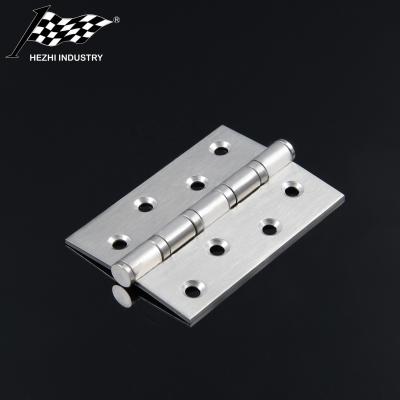 China Modern 4 Inch Iron Stainless Steel Finish Metal Maker Door Hinge for sale