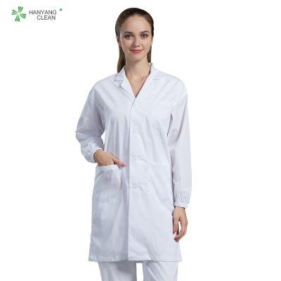 China Hot Selling Hospital Hospital Used White Unisex Long Sleeve Cotton Surgical Gown for sale