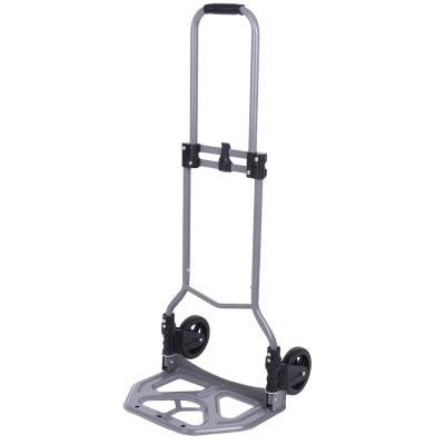 China Multifunction RH-50S 60kgs load capacity steel shopping trolley luggage mini luggage cart outdoor hotel foldable luggage cart hand truck for sale