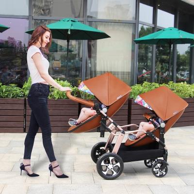 China Adjustable Pram Poland, Kids Pram Baby Time Good Quality T01 Double Baby Stroller Baby Stroller for sale