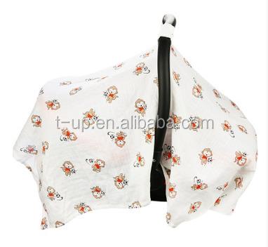 China 2021 Breathable Rayon Care Factory Safe Stretch Baby Car Seat Cover for sale