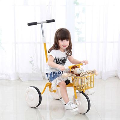 China Eco-friendly Kids Tricycle Bicycle 1-3 Years Baby Trolley Toddler Bicycle Light Child Car for sale