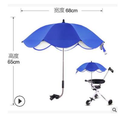 China Promotional Logo Golf Umbrella Custom Baby Pram Upright Rod Umbrella for sale