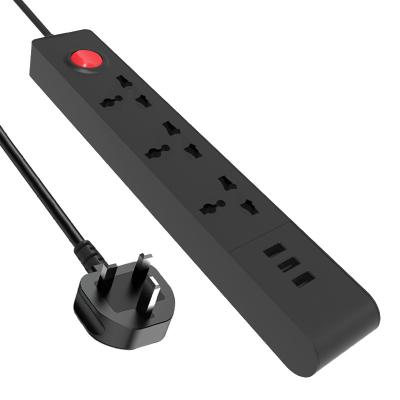 China Residential / General-Purpose international 4 way outlets multi plug power strip switch wall electrical multi extension socket with  usb for sale