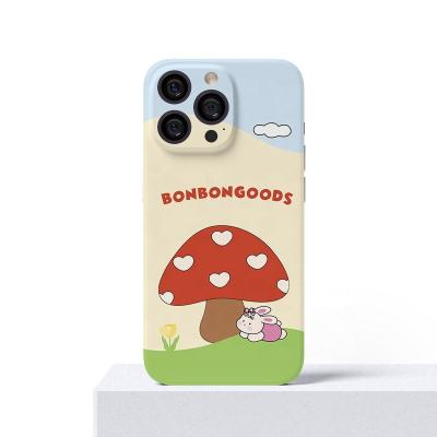 China Shockproof Mobile Phone Case For iPhone 14 13 12 Pro Max Plus Original Cartoon Bunny Rabbit Luxury Printing Mobile Phone Case for sale