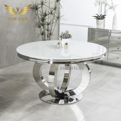 China 12 seater Italian Black Stunning Pedestal Louis Marble Eco-friendly white gray synthetic dining tables prices for sale for sale