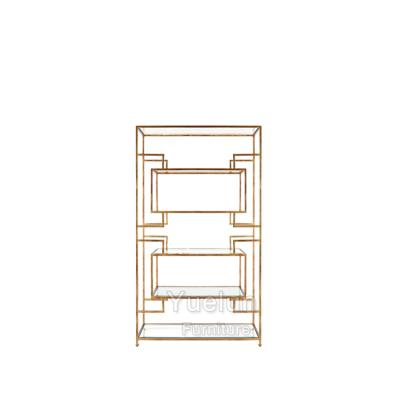 China The latest viable commercial villa apartment event function banquet design in metal wine display racks for sale