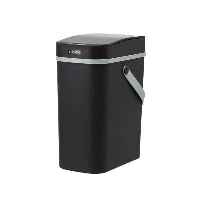 China Mini Small Waste Bin With Kitchen Toilet Waste Waste Bin Touchless Automatic Plastic Smart Sensor Smart Lid Viable for sale