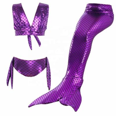 China Polyester Fairy Costumes For Girls Beach Vacation Mermaid Tails Swimwear Swimming Costume for sale