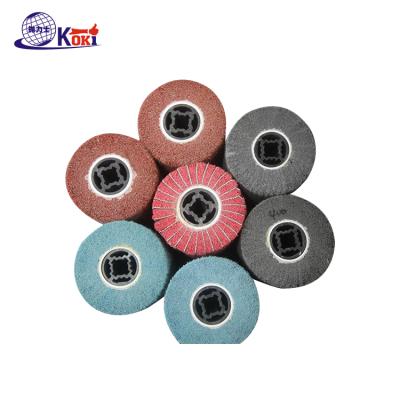 China Long Life Grinding Wheel Nonwoven Nylon Abrasive Polishing Wheels For Polishing Stainless Steel In Stock for sale