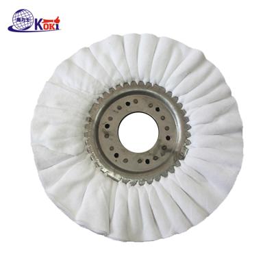 China Long Life Factory Price Cotton Cloth Abrasive Grinding Wheel Broom Polishing Mirror for sale