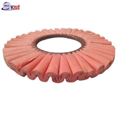 China Long Life Factory Price Cotton Cloth Wheel /wave Cloth Wheel /Abrasive Buffing Polishing Broom for sale