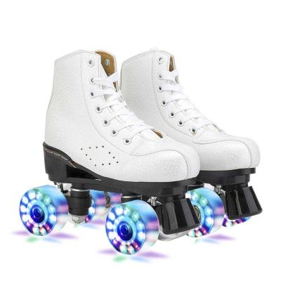 China Fashion Skating Shoes Factory Promotion High Quality Dirtproof Double Row Wheel High End Roller Skates For Beginners for sale