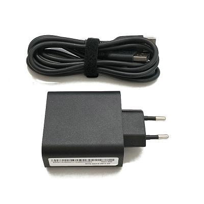 China Laptop Top Sale 40W EU Plug 20V 2A Power Charger 5V 2A Laptop USB AC Adapter For Lenovo Yoga for sale