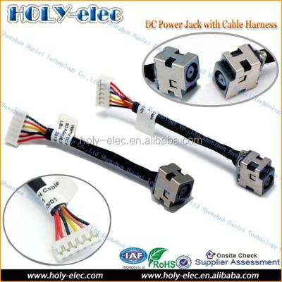 China AC DC POWER SUPPLY JACK with CABLE HARNESS 50.4AH28.001for HP COMPAQ CQ40 CQ50 CQ60 G50 G60 G70 (PJ156) for sale