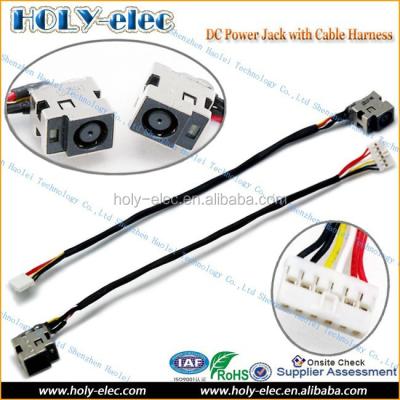 China Power 6 Pin Connector DC Power Jack Cable Wire For HP DV5 DV6 G61 Series (PJ153) for sale