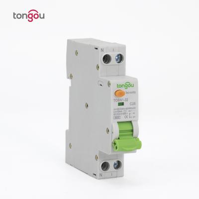 China RCBO Australia 1P+N 6KA 18mm 16A 30mA RCBO Residual Current Breaker Circuit Breaker with 6KA Over Current Protection for sale