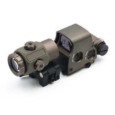 China Aluminium Alloy Factory High Quality 558 Red Dot Holographic Sight with G43 3X Magnifier Sight Scope Combo for sale