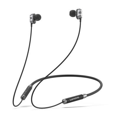 China Genuine Bass Lenovo Earphones Neckband HE08 Powerful Stereo Wireless Earbud Sports Mini Portable Stereo Earbuds Customized Wireless Earphone for sale