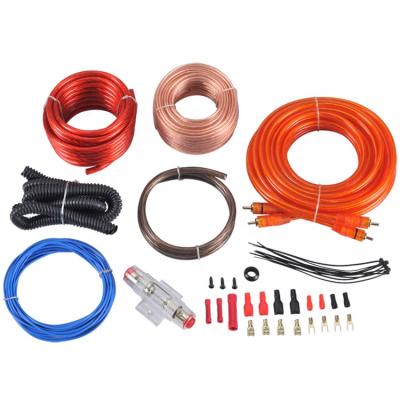 China JLD Car 8GA Power Cable Car Amplifier Audio Wiring Harness Kit for sale