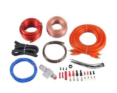 China Car Audio System Car Cable Power Amplifier Wiring Harness Kit With Quality Guarantee for sale