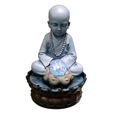 China Indoor Zen Europe 3d Buddha Fountains Resin Buddha For Buddha Garden for sale