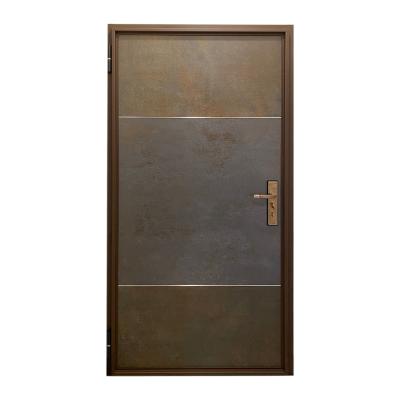 China Null Top Quality Simple Design Solid Entry Doors Raw Stone Entrance Soundproof Door For Export for sale