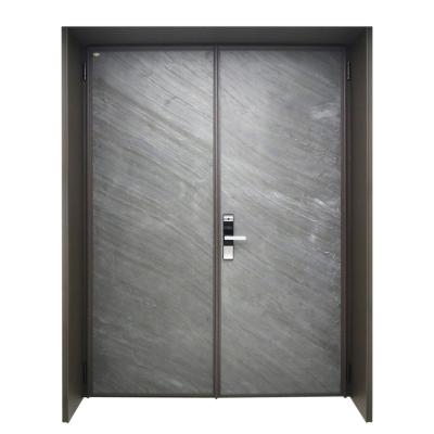 China Null H3 Stone-Good Quality Exterior Doors Front Entry Doors Smart Door Vibrant And Naturally Patterned Stone Surface for sale