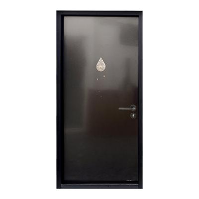 China Sound Insulation Hot Selling Aesthetic Design Modern Interior Doors Waterdrop Diamond Titanium Artistic Soundproof Room Door for sale