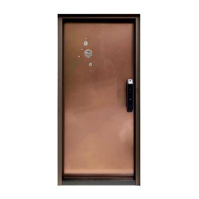 China Sound Insulation Excellent Quality Entry Door Design Star Diamond Titanium Artistic Soundproof Door for sale