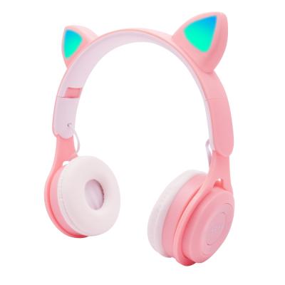 China High Quality Cheap Price M6 Cat Ear Comfortable Wearing Wireless Headphones for sale