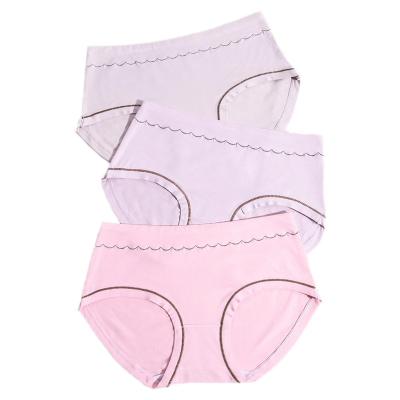 China Hot Selling High Quality Antibacterial Fashion Cotton Comfortable Soft Underwear 100% Underpant Panties For Girls Women Lady for sale