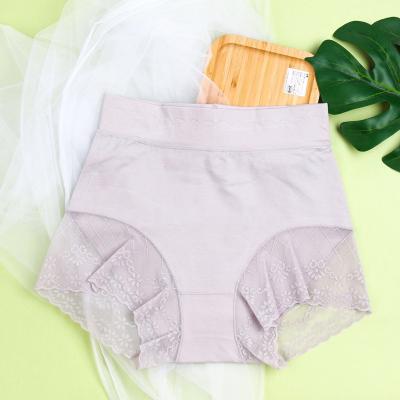 China Hot Selling High Quality Antibacterial Fashion Lace Modal Comfortable Soft Underwear Underpant Panties For Girls Women Lady for sale