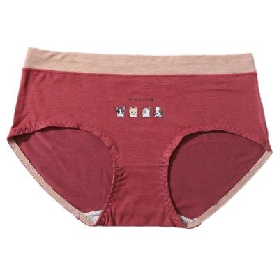 China 2021 Fashion Cotton Antibacterial Comfortable Panties Women Panties Underwear Briefs Softly With Low Price Ladies OEM Girl for sale