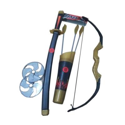 China PP+PE Japanese Sword with Plastic Archery Weapon Set Game Toys for Children for sale