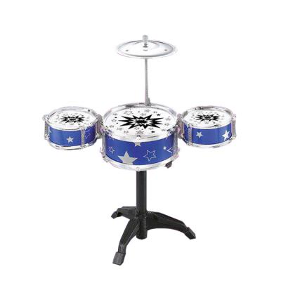 China Other Plastic Mini Jazz Drum Toy Children Plating Musical Instruments Play Percussion Jazz Drum Educational Set for sale