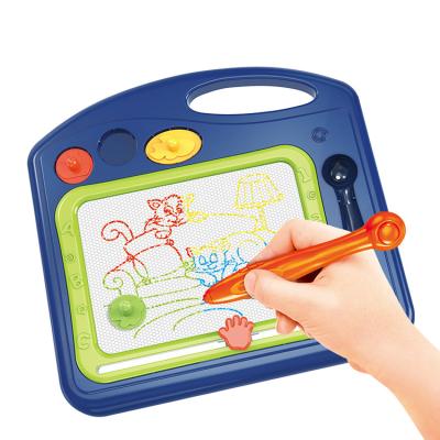 China Plastic magnetic colorful drawing board toy for kids plastic diy painting toy for sale