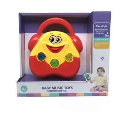 China Educational Baby Toys Baby Musical Alarm Clock Toys Electric Infant Clock With Light Baby Educational Toys for sale