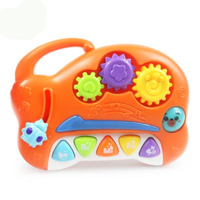 China Baby Battery Operated Keyboard Piano Toy with Light and Healthy 23.8*16.7*5.6 cm for sale