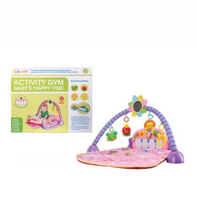 China Educational Toy Multifunction Baby Floor Blanket Activity Gym Mat with Piano and Pedal Keyboard Rattles for sale