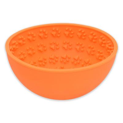 China XMZJ Tumbler Design Paw Shape Dog Licking Mats BPA Inner Free Dog Feeder Bowl 100% Food Grade Pet Bowls & Slow Feeders for sale