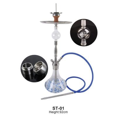 China Wholesale 304 Stainless Steel Hookah Hookah High Quality Popular High Quality Laser Shisha and Click Handle Steel Hookah for sale