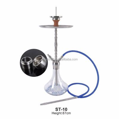 China Good Quality Glass Hookah Shisha Wholesale Saudi Arabia Stainless Steel Hookah for sale