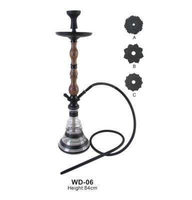 China 2018 High Quality China Factory Wholesale Hookah Popular Shisha Wood Stems Hookah for sale