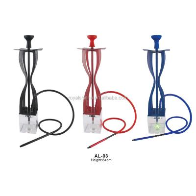 China Shishabulk High Quality Selling Brand Batia Acrylic Square Aluminum Hookah for sale