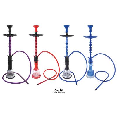 China Good Yiwu Aluminum Washable Hoses Colored Hookah Shisha Hookah Glass Aluminum Hose for sale