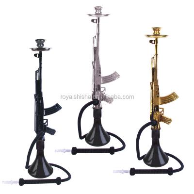 China 2018 hot sale china manufacture gun shisha gun shisha gun ak47 hookah for sale