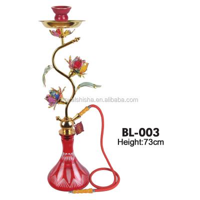 China Amy Deluxe Wholesale Shisha A Match Big Flower High Quality Germany Popular Alloy Iron Hookah for sale