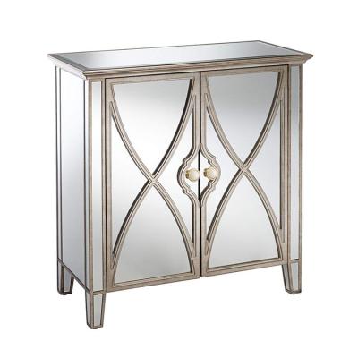 China Modern Art Ornament Cabinet Furniture Store Content Arch Mirror Table Wooden Table for sale