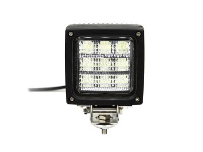 China 4 inch 27w 2150Lumen Square Led Work Lights In Flood Beam For Trucks for sale